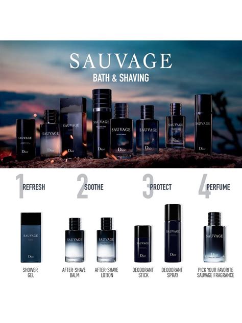 dior sauvage size comparison